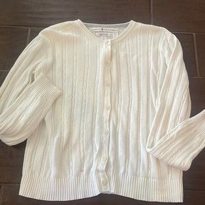 Cream cardigan